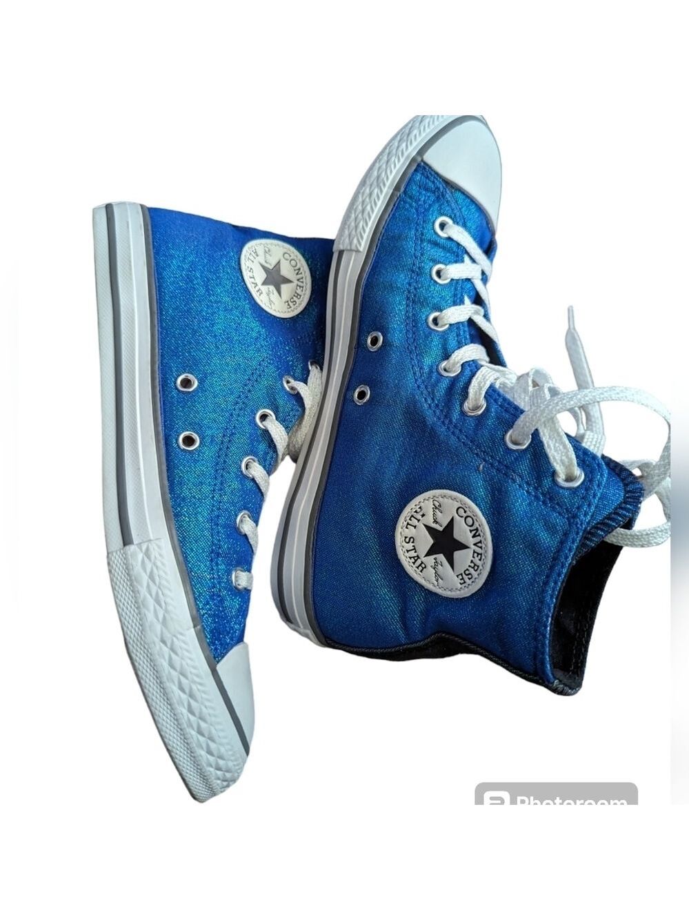 Converse All Star In Blue Glitter